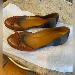Fendi Authentic Ballet Flats Size 38